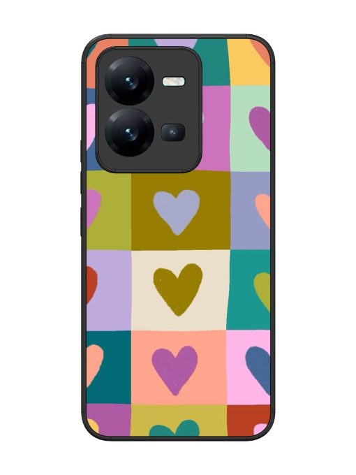 Box Of Hearts Glossy Soft Edge Case for Vivo V25 (5G) Chachhi