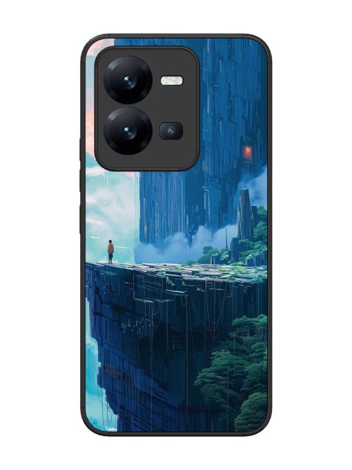 Solitude In The Sky Glossy Soft Edge Case for Vivo V25 (5G) Chachhi