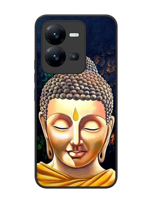 Buddha Face Glossy Soft Edge Case for Vivo V25 (5G) Chachhi