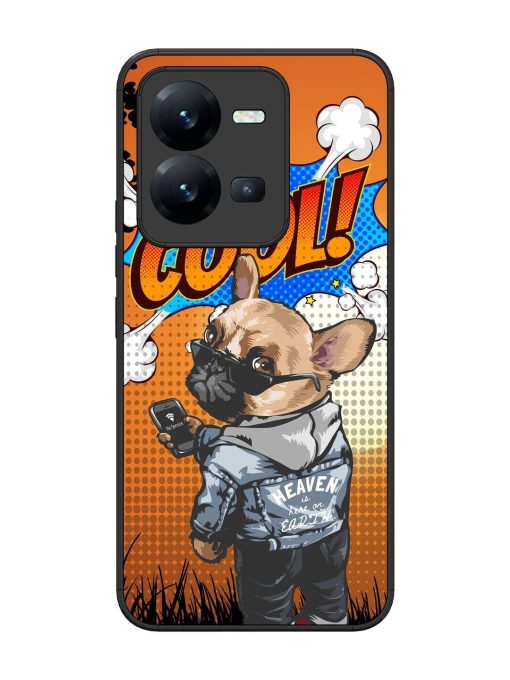 Cool Pup Glossy Soft Edge Case for Vivo V25 (5G) Chachhi