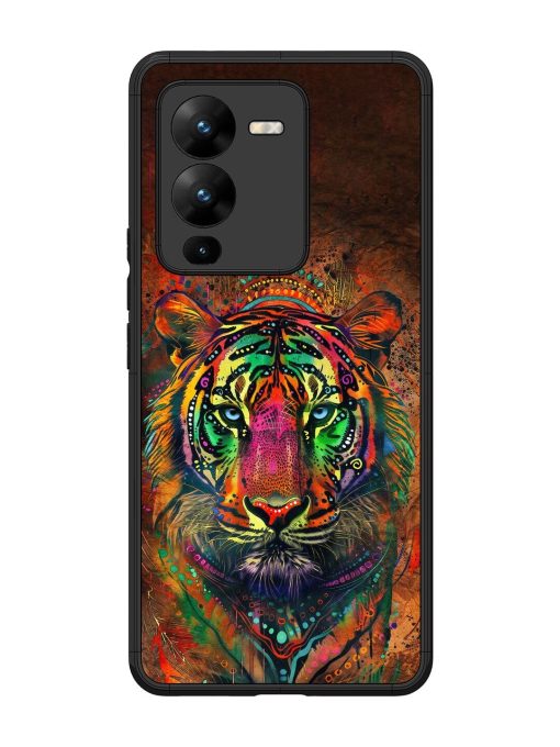 Cosmic Tiger Glossy Soft Edge Case for Vivo V25 Pro (5G) Chachhi