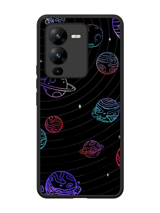 Cosmic Ballet Glossy Soft Edge Case for Vivo V25 Pro (5G)