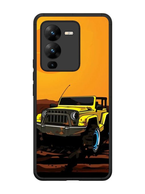 Sunset Cruise Glossy Soft Edge Case for Vivo V25 Pro (5G) Chachhi