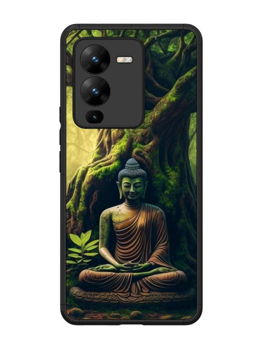 Green Buddha Art Glossy Soft Edge Case for Vivo V25 Pro (5G) Chachhi