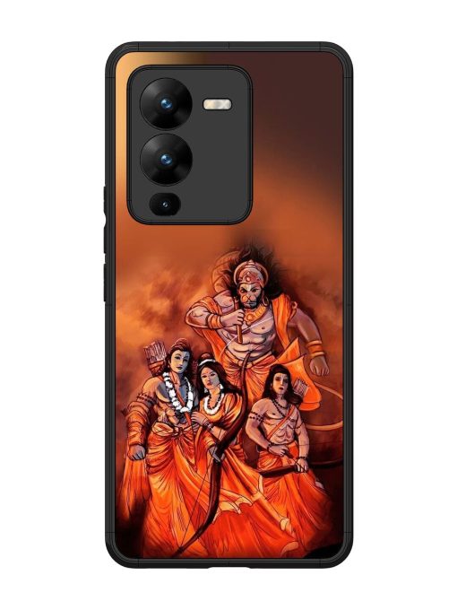 Sita Ram Glossy Soft Edge Case for Vivo V25 Pro (5G) Chachhi