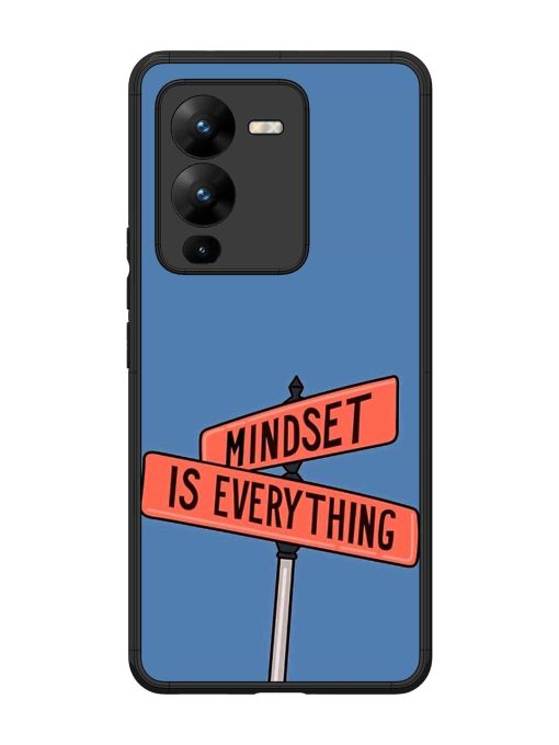 Mindset Matters Glossy Soft Edge Case for Vivo V25 Pro (5G) Chachhi