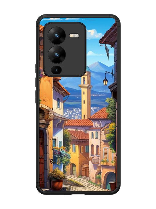 Tuscan Twilight Glossy Soft Edge Case for Vivo V25 Pro (5G) Chachhi