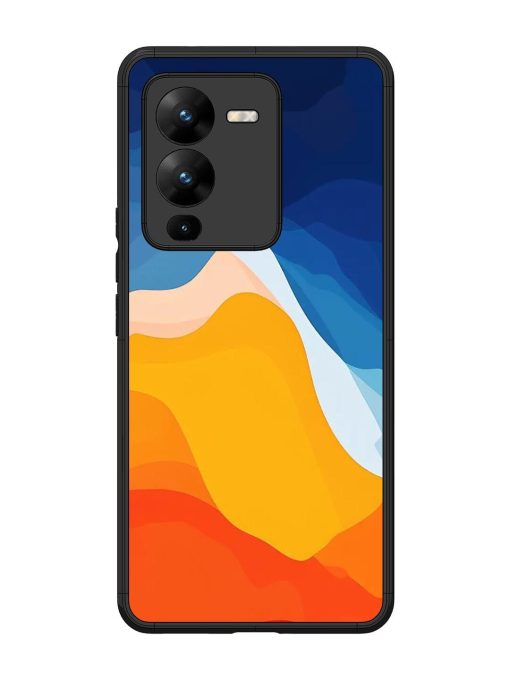 Liquid Landscape Glossy Soft Edge Case for Vivo V25 Pro (5G)