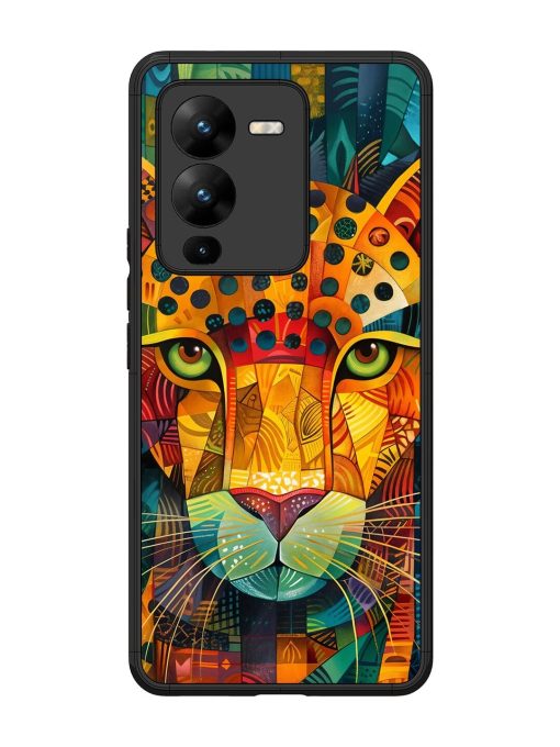 Mosaic Majesty Glossy Soft Edge Case for Vivo V25 Pro (5G) Chachhi