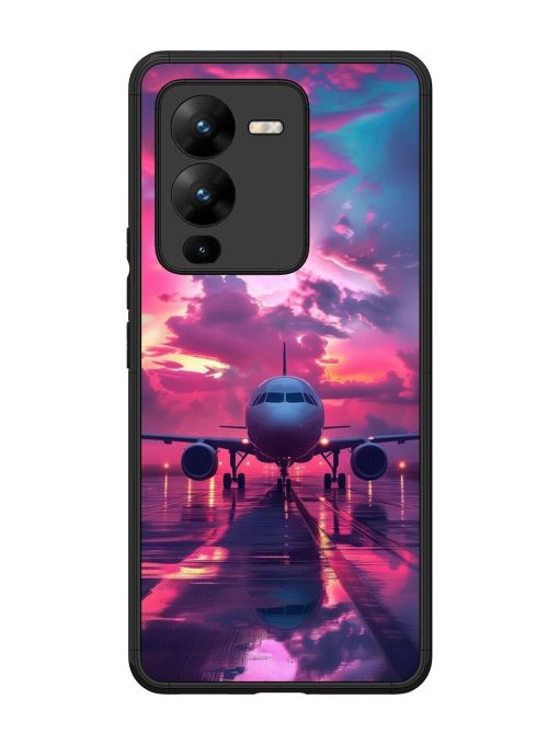 Neon Runway Glossy Soft Edge Case for Vivo V25 Pro (5G) Chachhi