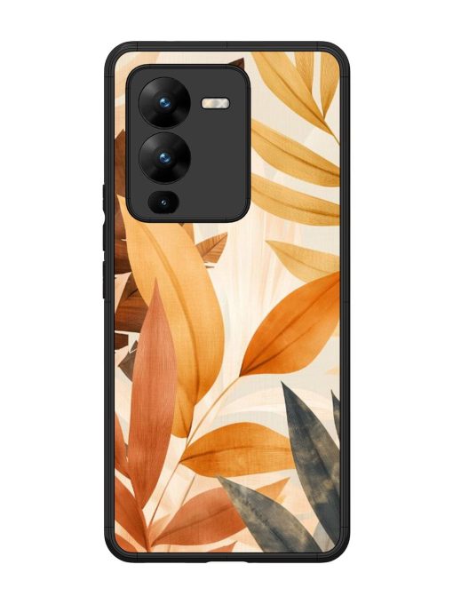 Earthy Elegance Glossy Soft Edge Case for Vivo V25 Pro (5G) Chachhi