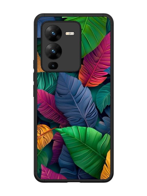 Tropical Tapestry Glossy Soft Edge Case for Vivo V25 Pro (5G) Chachhi