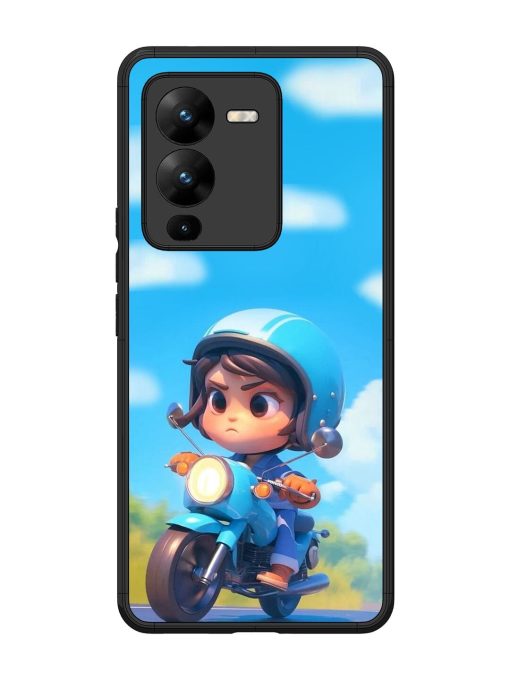 Little Rider Glossy Soft Edge Case for Vivo V25 Pro (5G) Chachhi