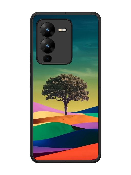 Rainbow'S Lone Sentinel Glossy Soft Edge Case for Vivo V25 Pro (5G) Chachhi