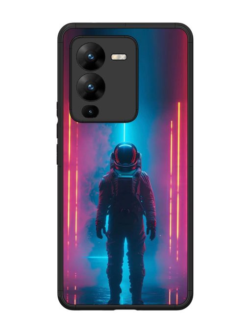 Neon Astronaut Glossy Soft Edge Case for Vivo V25 Pro (5G) Chachhi