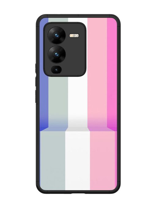 Pastel Palette Glossy Soft Edge Case for Vivo V25 Pro (5G)