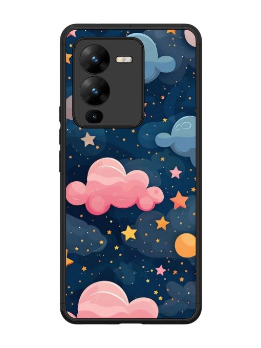 Twinkling Dreams Glossy Soft Edge Case for Vivo V25 Pro (5G) Chachhi