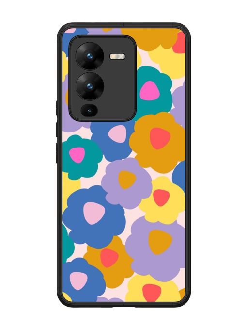 Flower Power Glossy Soft Edge Case for Vivo V25 Pro (5G) Chachhi