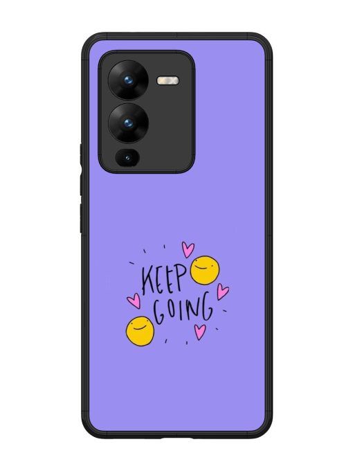 Smiling Through It All Glossy Soft Edge Case for Vivo V25 Pro (5G) Chachhi