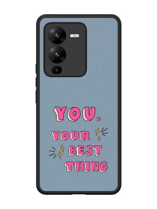 Self-Love Sparkles Glossy Soft Edge Case for Vivo V25 Pro (5G) Chachhi