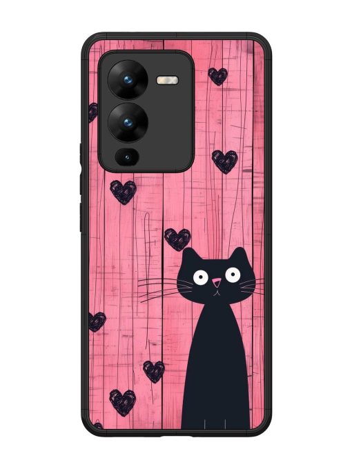 Feline Valentine'S Day Glossy Soft Edge Case for Vivo V25 Pro (5G) Chachhi