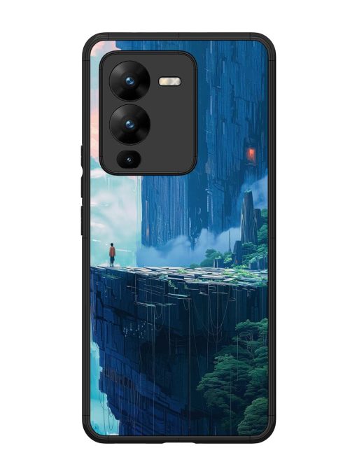 Solitude In The Sky Glossy Soft Edge Case for Vivo V25 Pro (5G) Chachhi