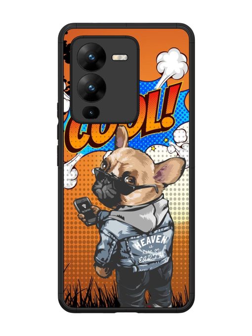 Cool Pup Glossy Soft Edge Case for Vivo V25 Pro (5G) Chachhi