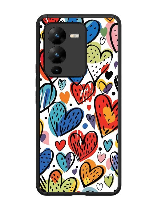 Heartfelt Harmony Glossy Soft Edge Case for Vivo V25 Pro (5G) Chachhi