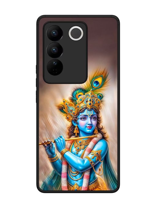 Divine Krishna Glossy Soft Edge Case for Vivo V27 (5G) Chachhi