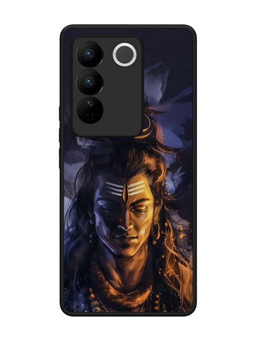 Lord Shiva Glossy Soft Edge Case for Vivo V27 (5G) Chachhi