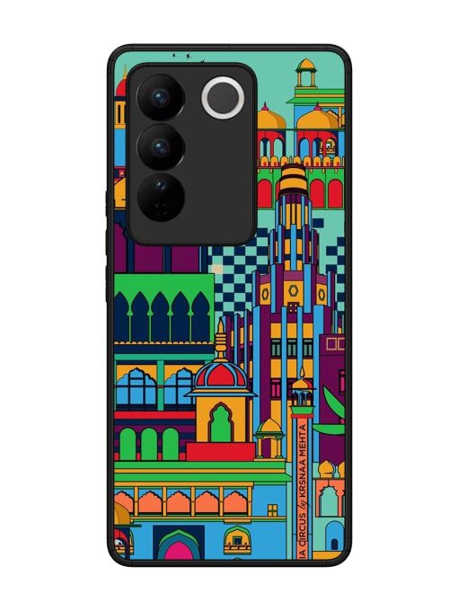 Indian Tapestry Glossy Soft Edge Case for Vivo V27 (5G) Chachhi