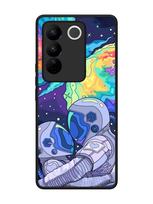 Cosmic Love Glossy Soft Edge Case for Vivo V27 (5G) Chachhi