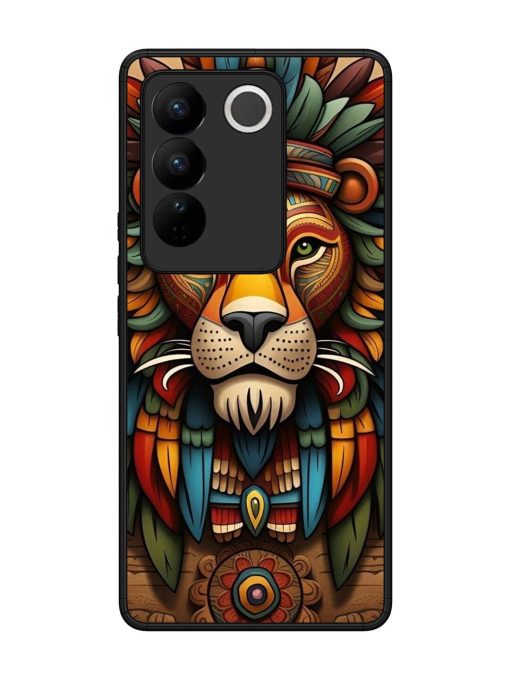 Aztec Majesty Glossy Soft Edge Case for Vivo V27 (5G) Chachhi