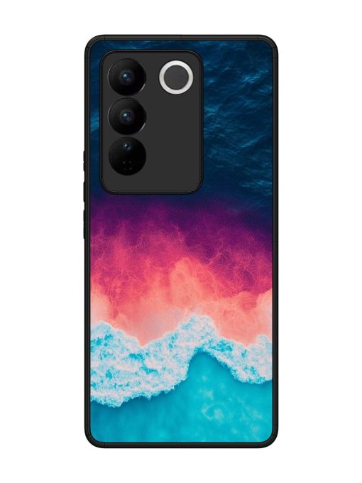 Where The Ocean Meets The Sky Glossy Soft Edge Case for Vivo V27 (5G) Chachhi