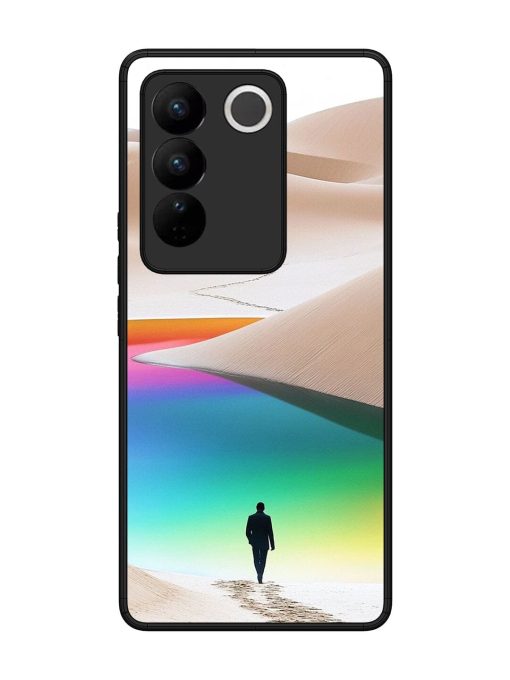 Desert Dreams Glossy Soft Edge Case for Vivo V27 (5G) Chachhi