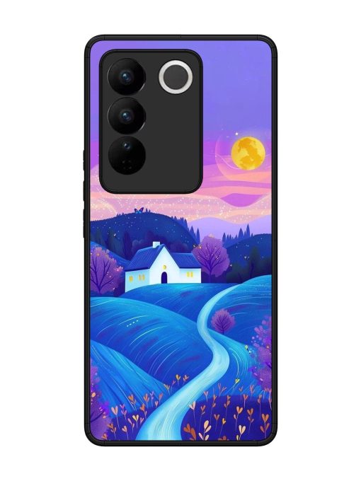 Moonlit Meadow Glossy Soft Edge Case for Vivo V27 (5G) Chachhi