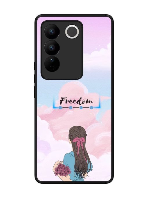 Skyward Dreams Glossy Soft Edge Case for Vivo V27 (5G) Chachhi