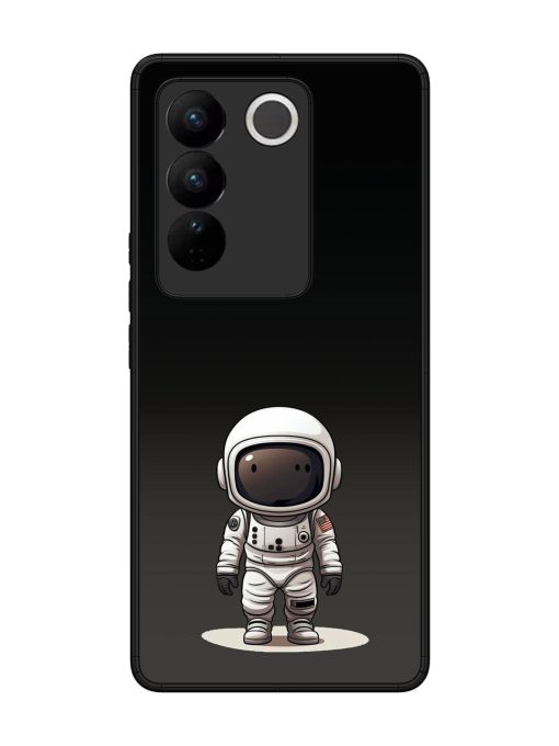 Neon Astronaut Glossy Soft Edge Case for Vivo V27 (5G) Chachhi