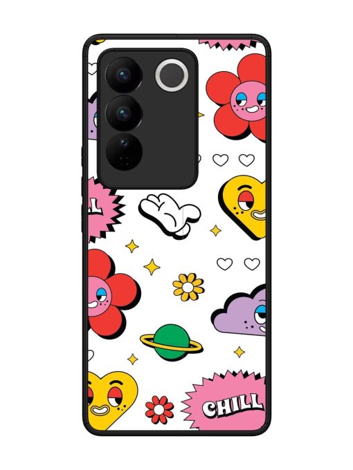 Whimsical Wonderland Glossy Soft Edge Case for Vivo V27 (5G) Chachhi