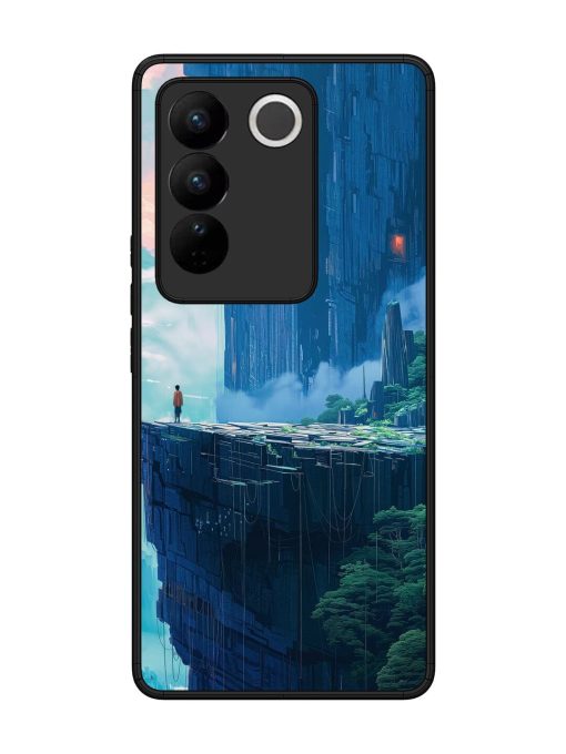 Solitude In The Sky Glossy Soft Edge Case for Vivo V27 (5G) Chachhi