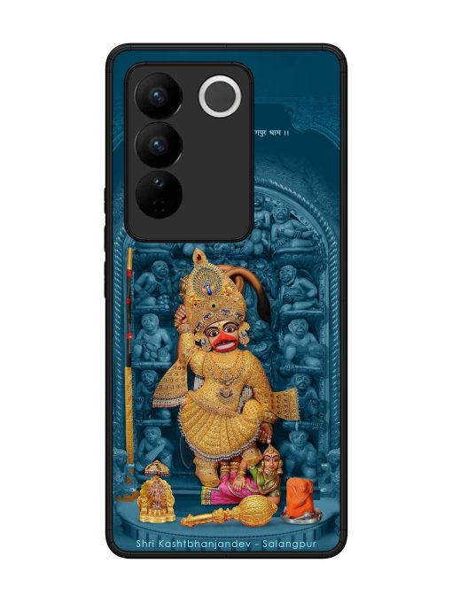 Divine Grace Of Shri Kashtabhanjandev Glossy Soft Edge Case for Vivo V27 (5G) Chachhi