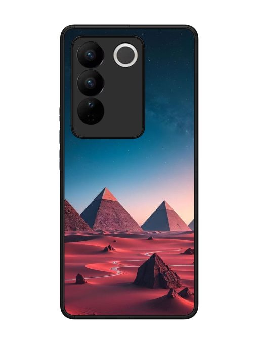 Ancient Wonders Sky Glossy Soft Edge Case for Vivo V27 (5G) Chachhi