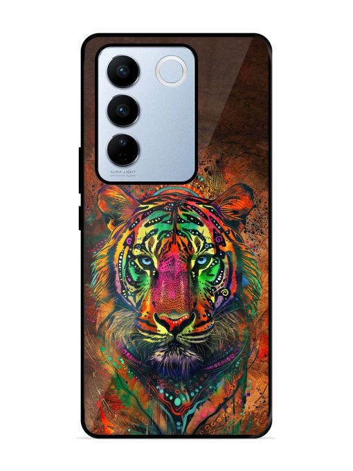 Cosmic Tiger Glossy Soft Edge Case for Vivo V27 Pro (5G) Chachhi