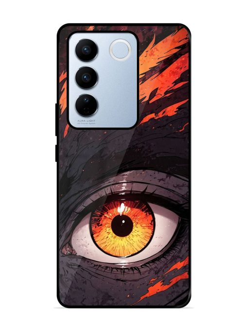 Inferno Gaze Glossy Soft Edge Case for Vivo V27 Pro (5G) Chachhi