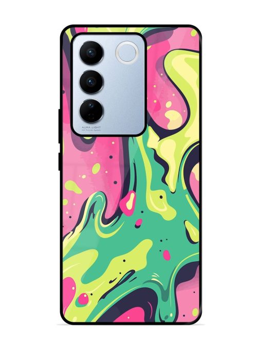 Gooey Grooves Glossy Soft Edge Case for Vivo V27 Pro (5G) Chachhi