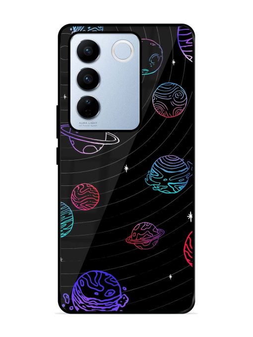 Cosmic Ballet Glossy Soft Edge Case for Vivo V27 Pro (5G) Chachhi