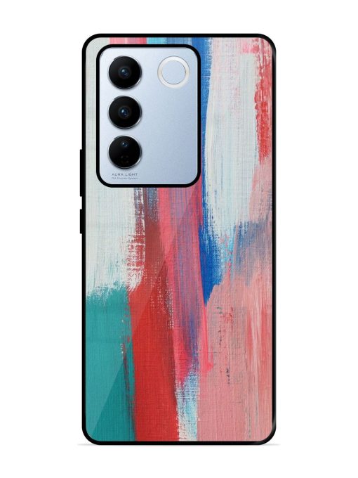 Colorful Chaos Glossy Soft Edge Case for Vivo V27 Pro (5G) Chachhi