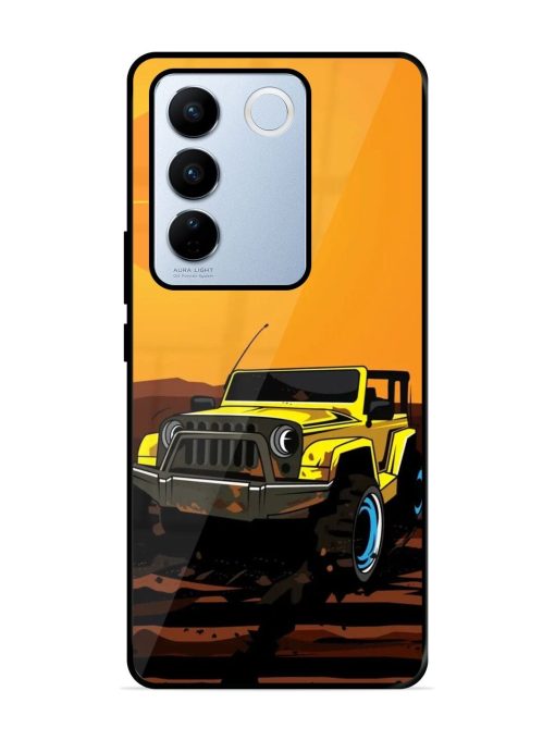 Sunset Cruise Glossy Soft Edge Case for Vivo V27 Pro (5G) Chachhi