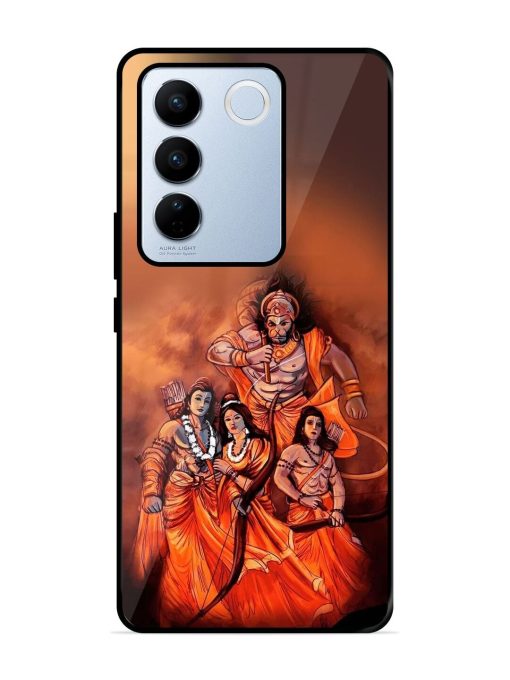 Sita Ram Glossy Soft Edge Case for Vivo V27 Pro (5G) Chachhi