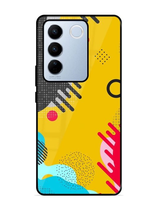 Neon Pop Glossy Soft Edge Case for Vivo V27 Pro (5G) Chachhi